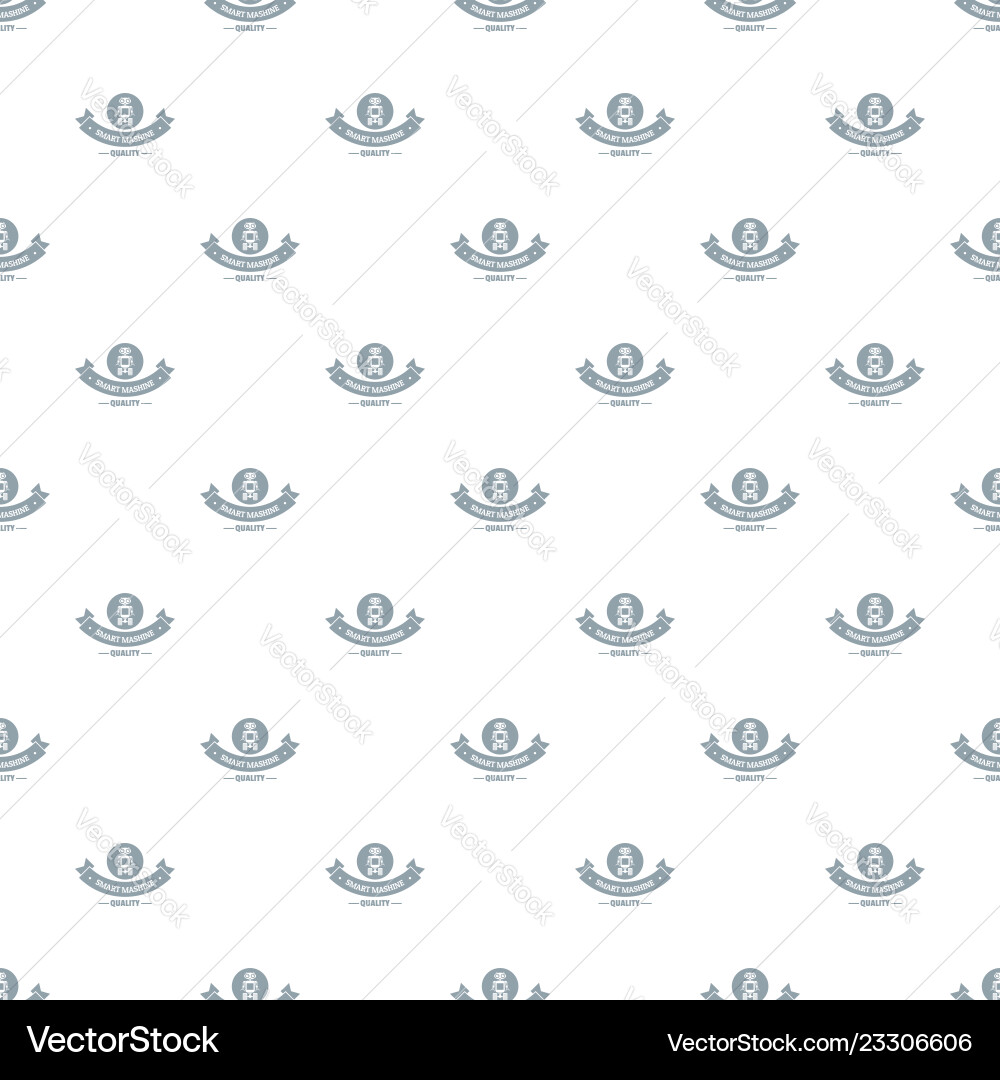 Robot smart pattern seamless Robot smart pattern seamless vector image