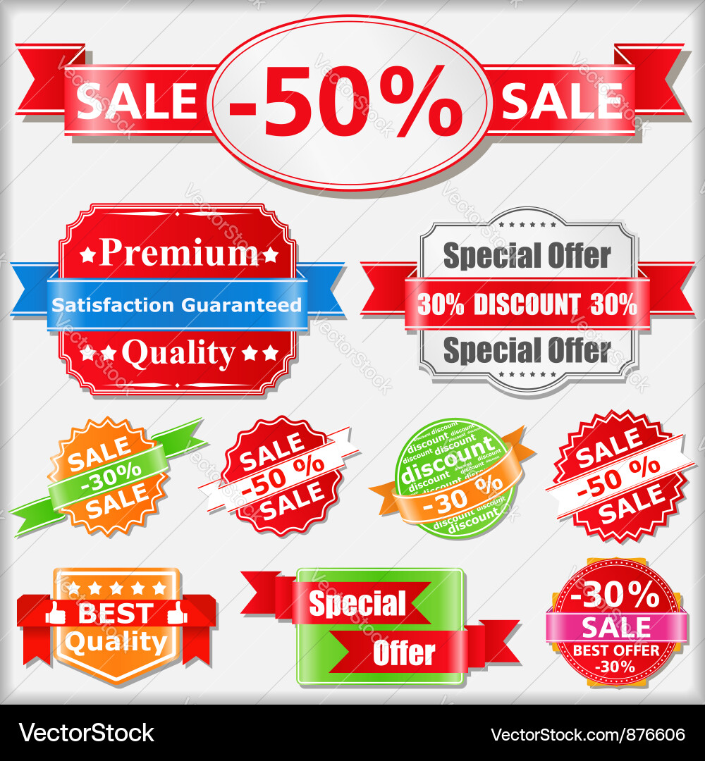 Sale Banners & Promotions Vector Image