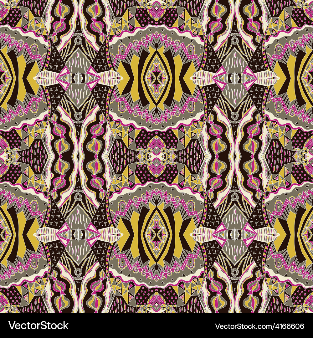 Traditionelle dekorative paisley bandanna hand gezogen Vektorbild