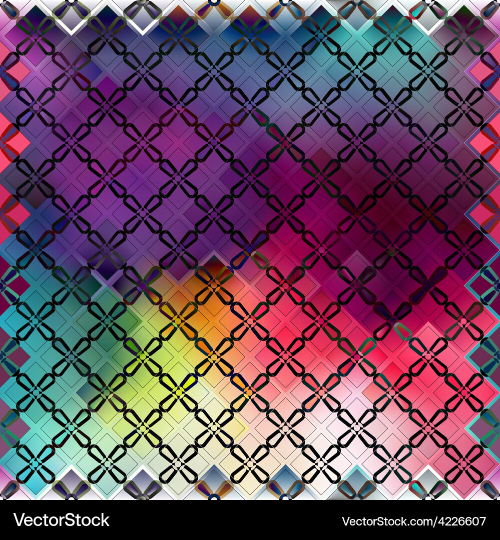 Seamless color pattern of squares Vector Image