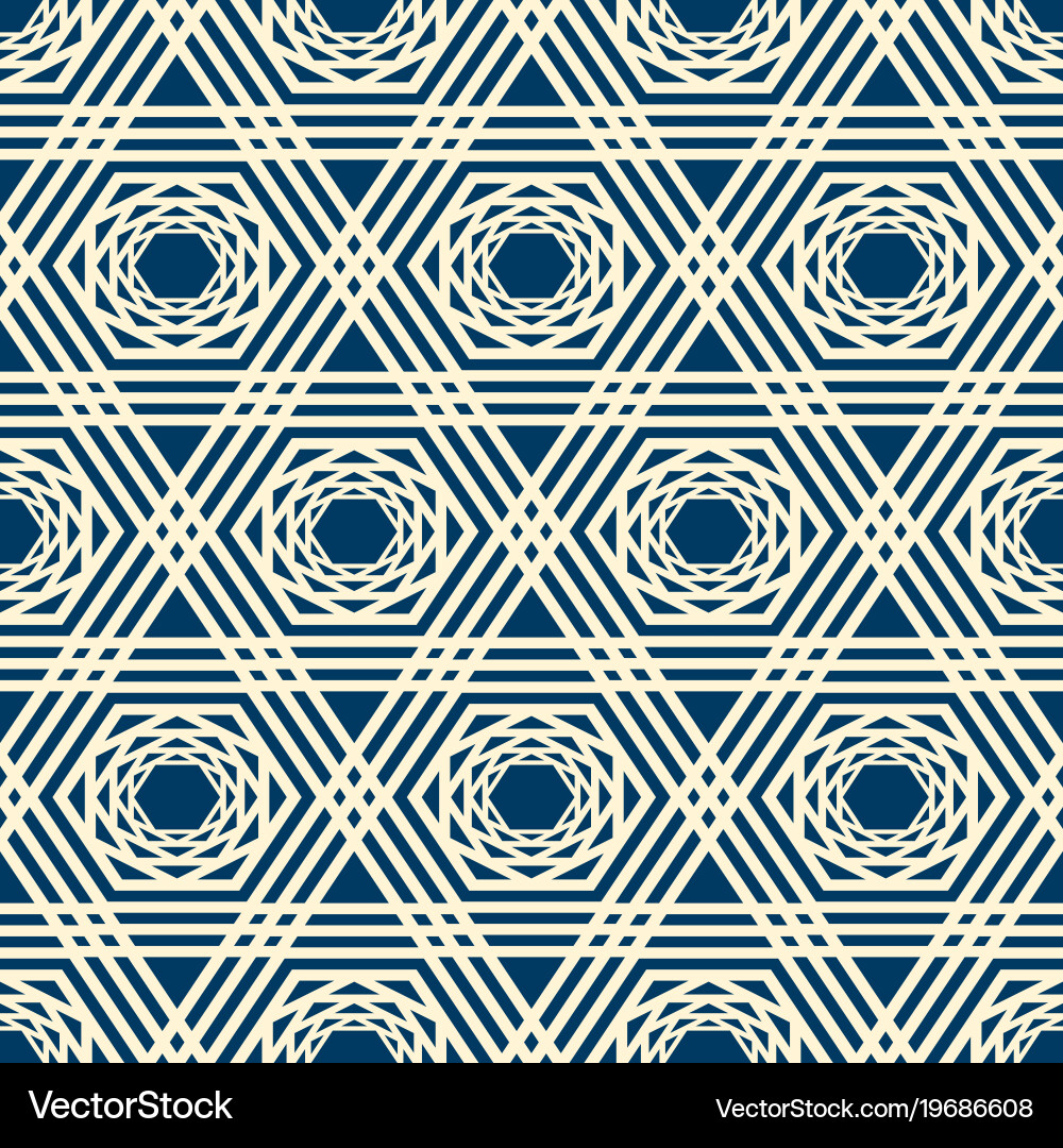 Abstract minimalistic geometric seamless pattern vector image