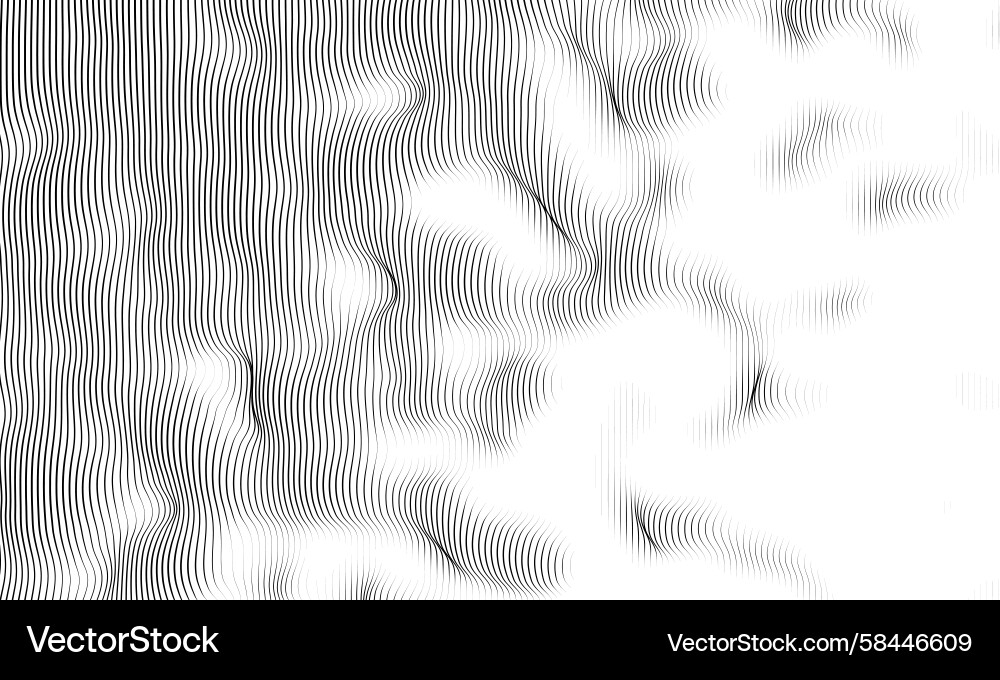 Abstract Line Flow Background Vector Image