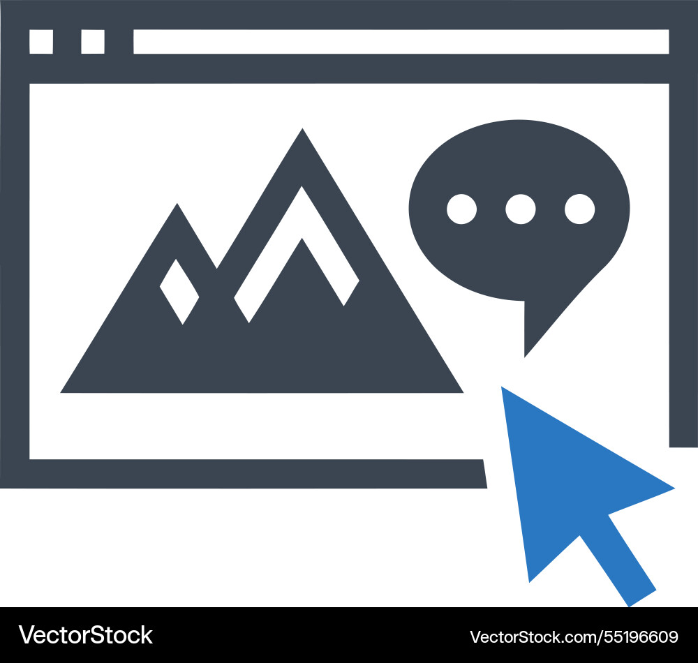 Web navigation icon Vector Image