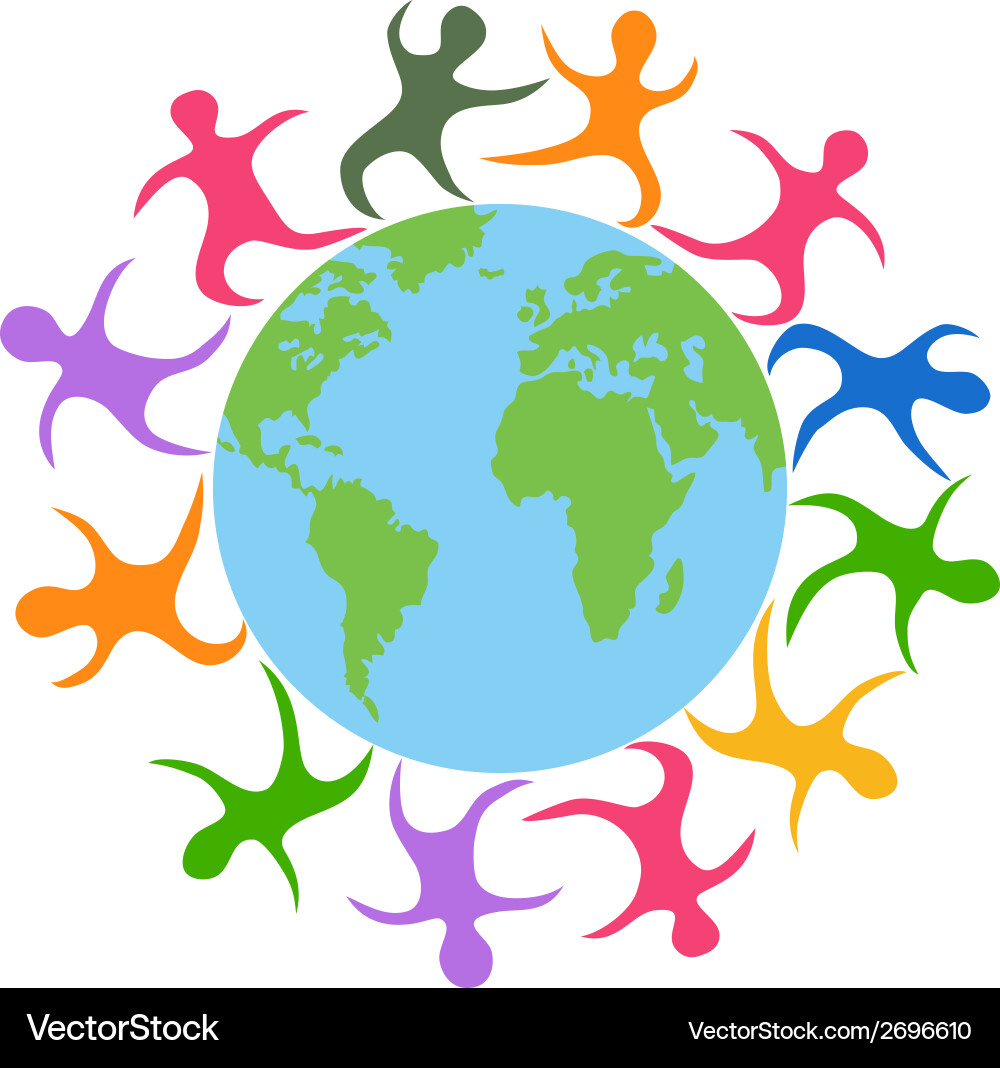 Global Connection vector image