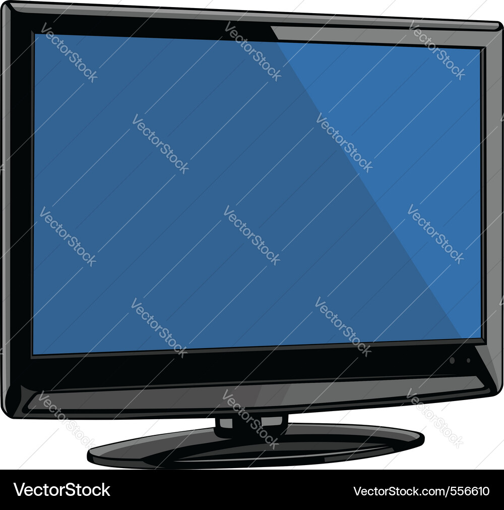 Monitor Vector Image