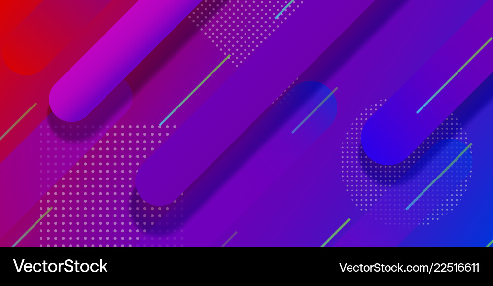 Dynamic Geometric Gradient Background vector image