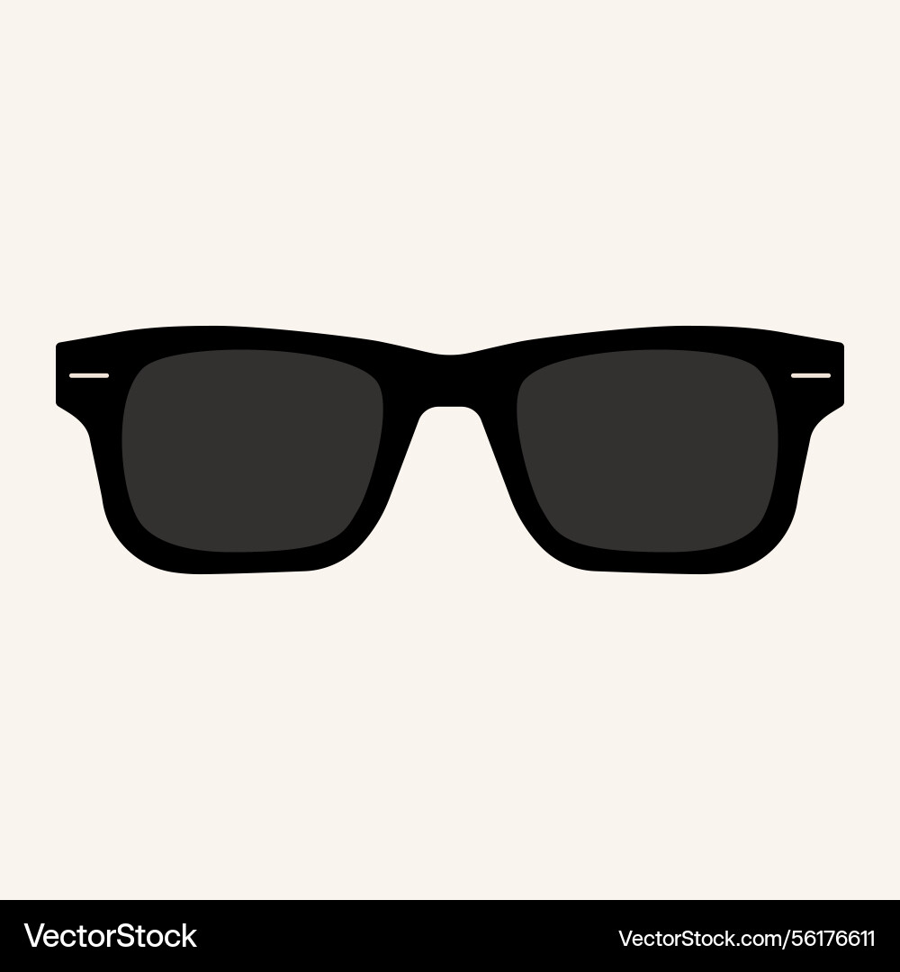 Summer sunglasses black sun glasses icon cartoon Summer sunglasses black sun glasses icon cartoon vector image