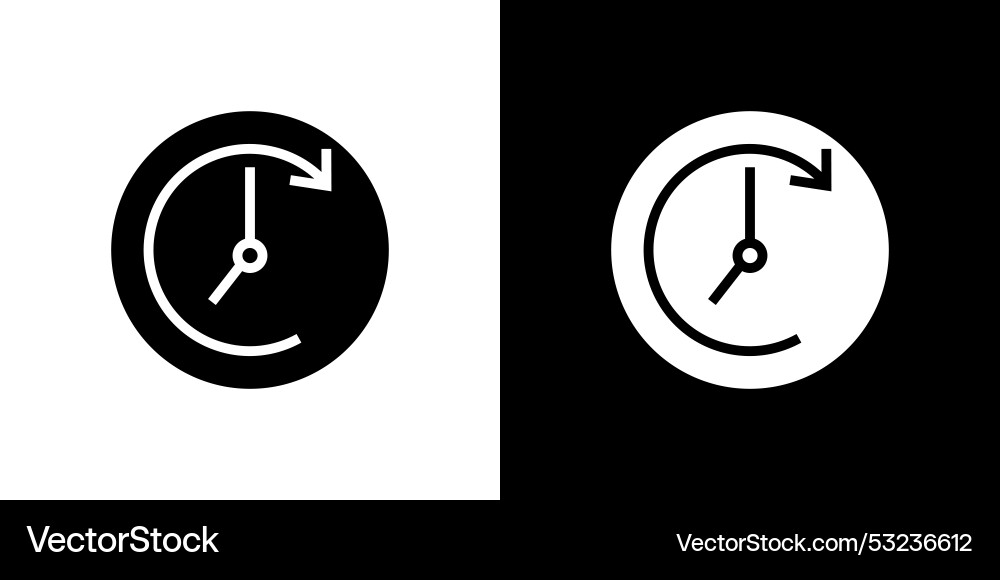 Counterclockwise rotation icon simple symbol Counterclockwise rotation icon simple symbol vector image