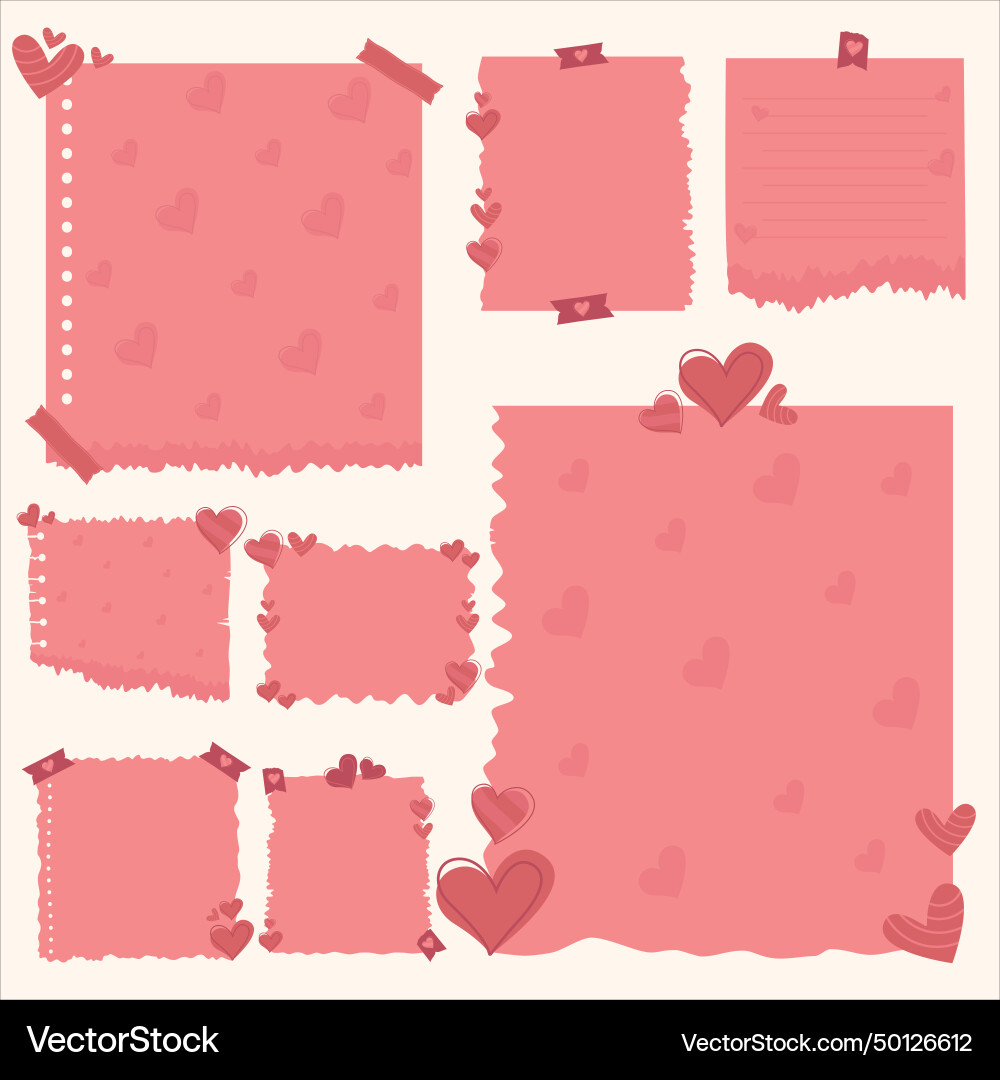 Papiervalentin mit Herz Papiervalentin mit Herz vektorbild