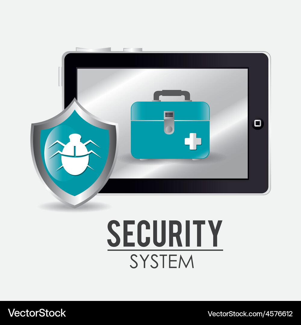 Security system design Vector Image