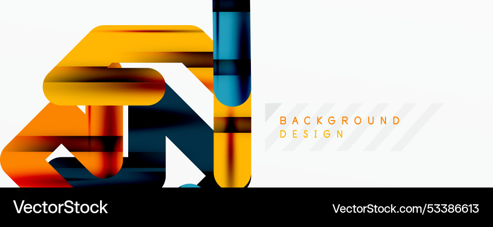 Abstract background - colorful lines composition Abstract background - colorful lines composition Vector Image