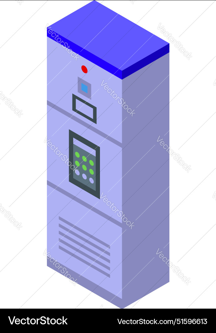 Electric control panel showing different Electric control panel showing different vector image