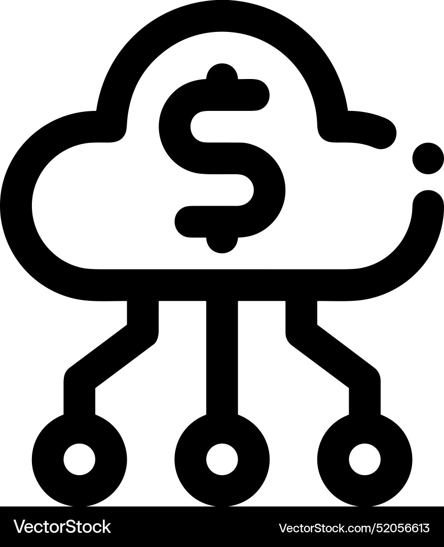 Upload outline icon symbol image Vector Image