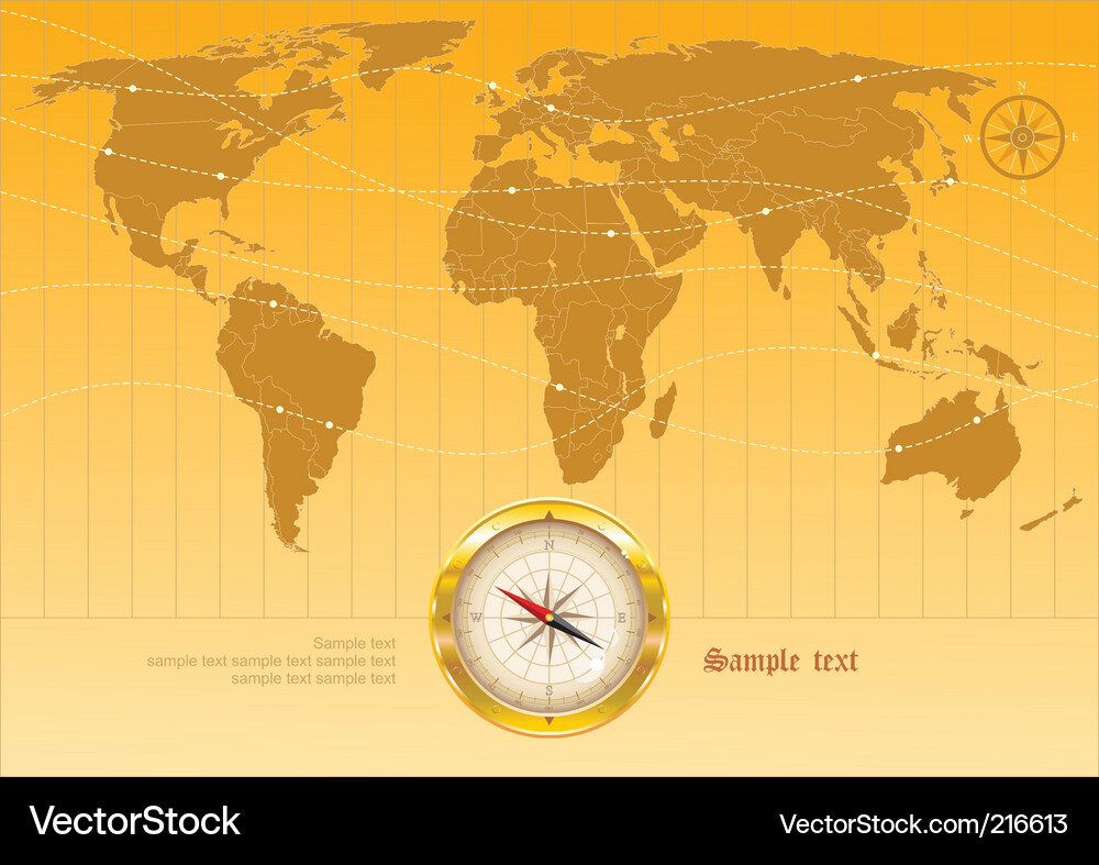 World Map Background Royalty Free Vector Image