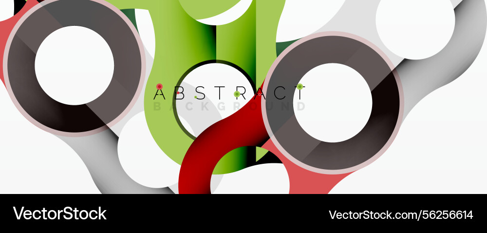 Abstract design features overlapping circles Abstract design features overlapping circles Vector Image