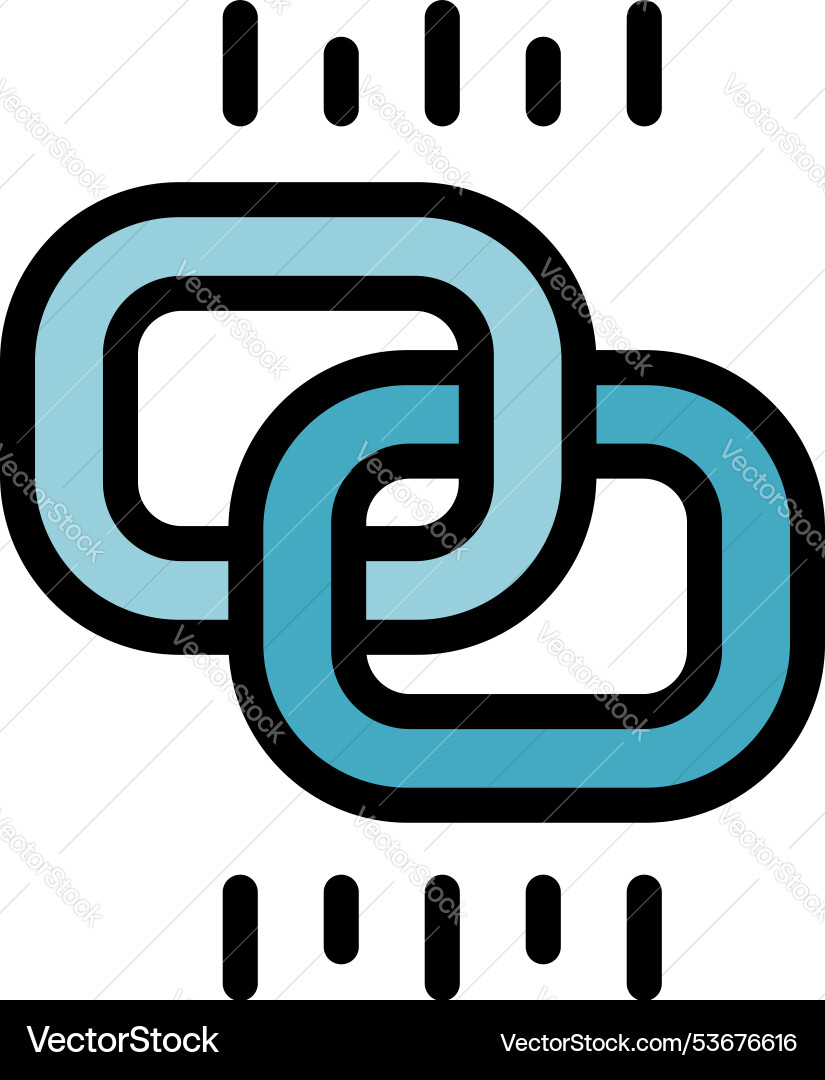 Blockchain data transferring with interconnected Blockchain data transferring with interconnected vector image