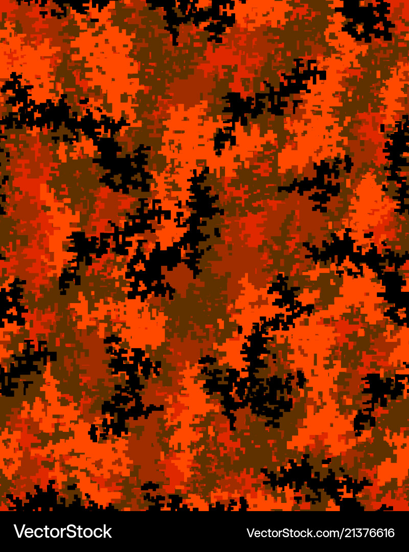 Digital Camo Pixel Pattern vector image