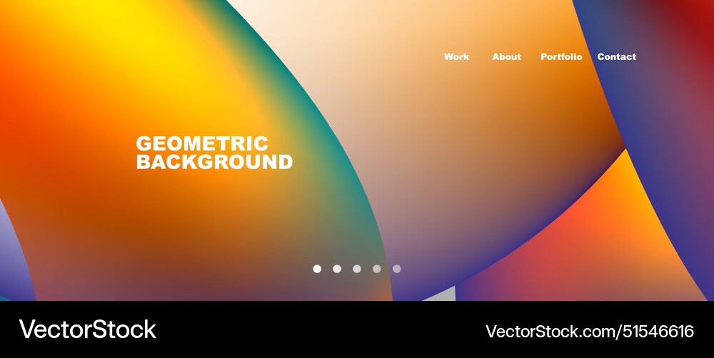 Dynamic flowing shapes concept design composition Dynamic flowing shapes concept design composition vector image