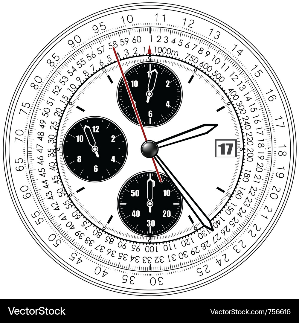 Elegant Clock Collection Vector Image