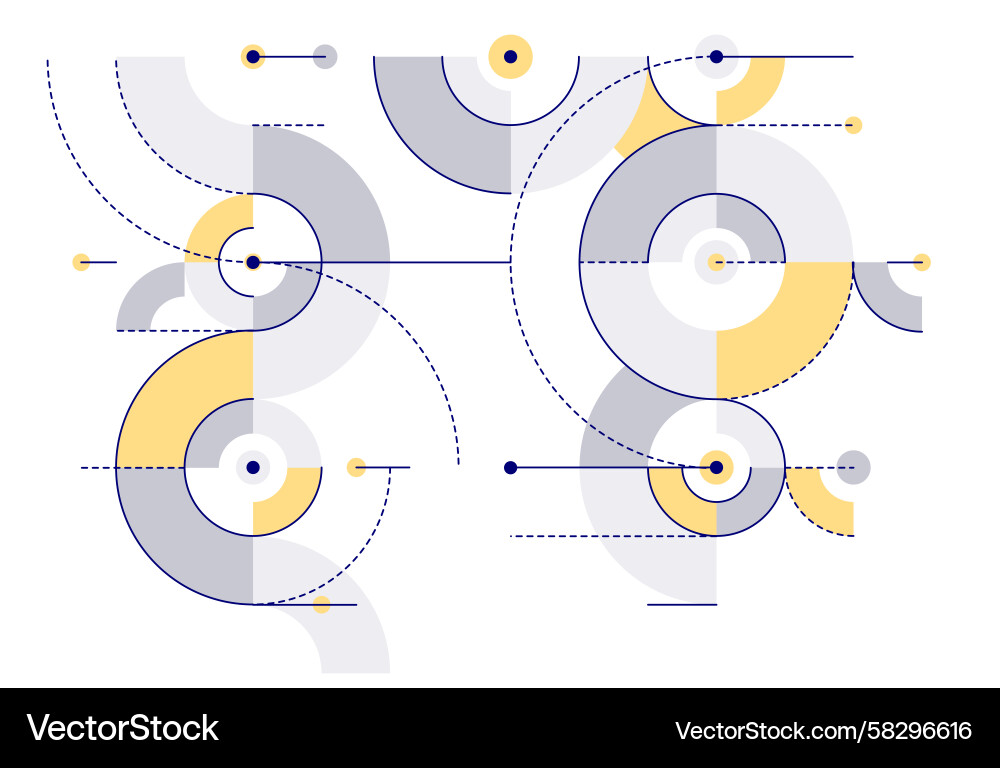 Tech Blueprint Engineering Background Vector Image