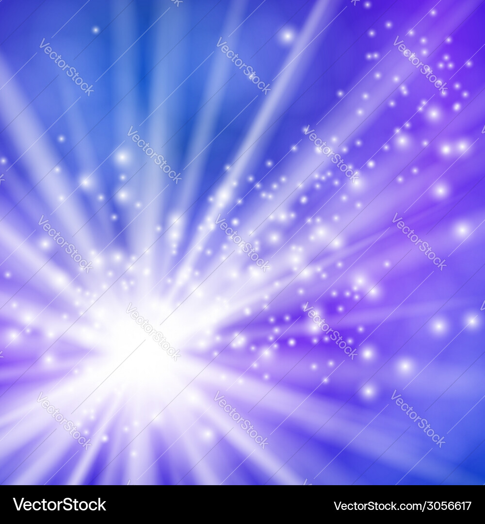 A flash with rays Vector Image