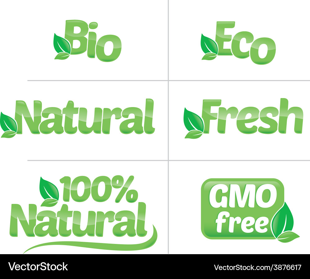 Nature Logo - Leaf & Plant Vector Image