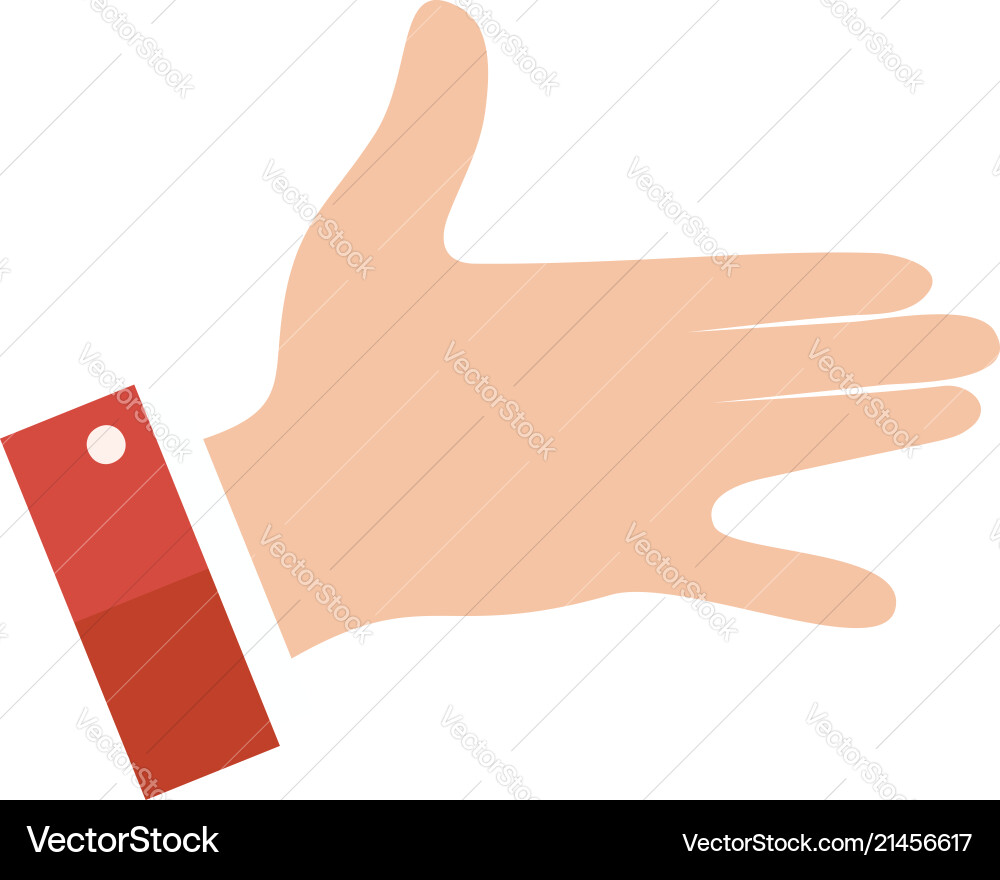 Open empty hands showing different gestures Open empty hands showing different gestures vector image