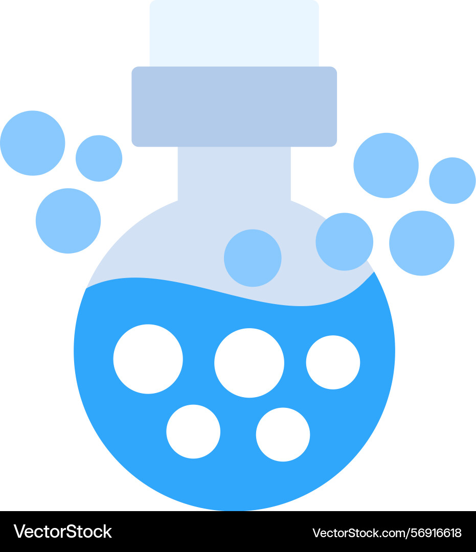 Flask icon vector image