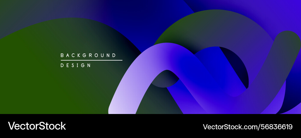 Abstract fluid shapes overlap creating vibrant Abstract fluid shapes overlap creating vibrant vector image