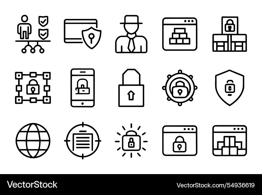Agent hacker server safety system and data Agent hacker server safety system and data vector image
