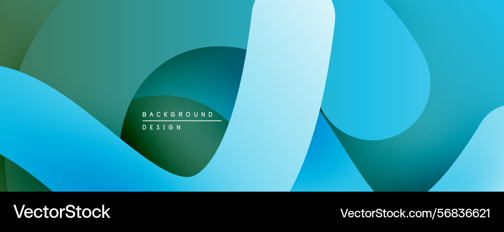 Abstract fluid shapes overlap creating dynamic Abstract fluid shapes overlap creating dynamic vector image