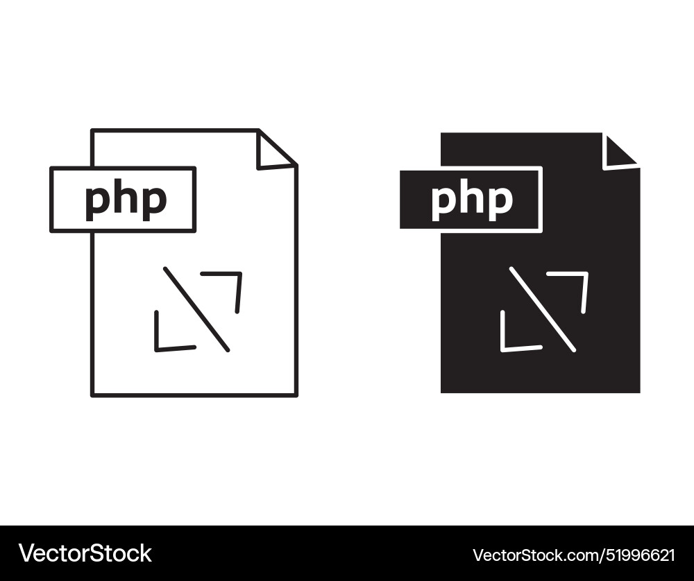 Php-Diagramm-Zeichnung für App-Web-Nutzung Php-Diagramm-Zeichnung für App-Web-Nutzung vektorbild