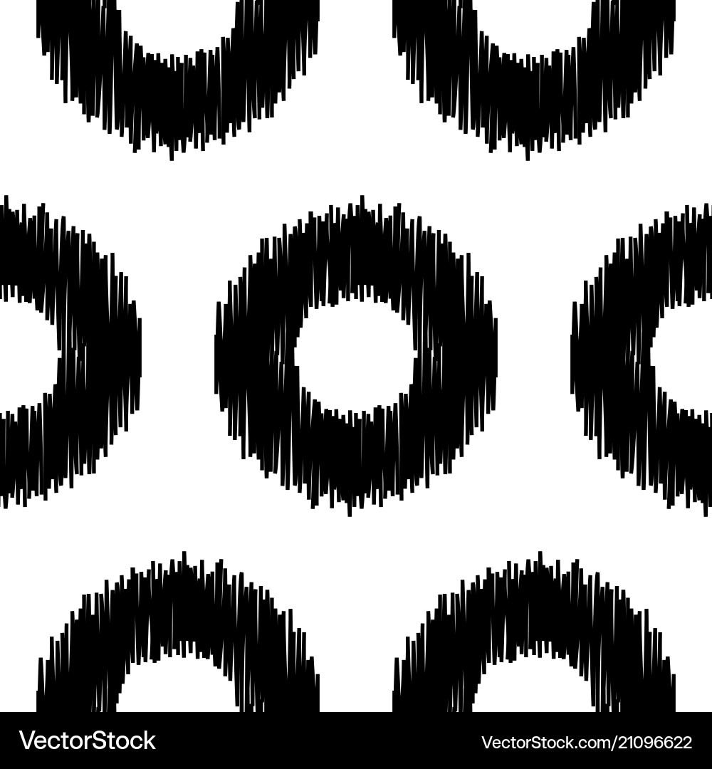 Boho Circle Pattern vector image
