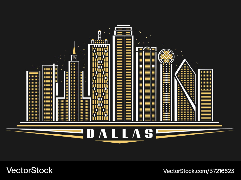 Dallas Royalty Free Vector Image - VectorStock