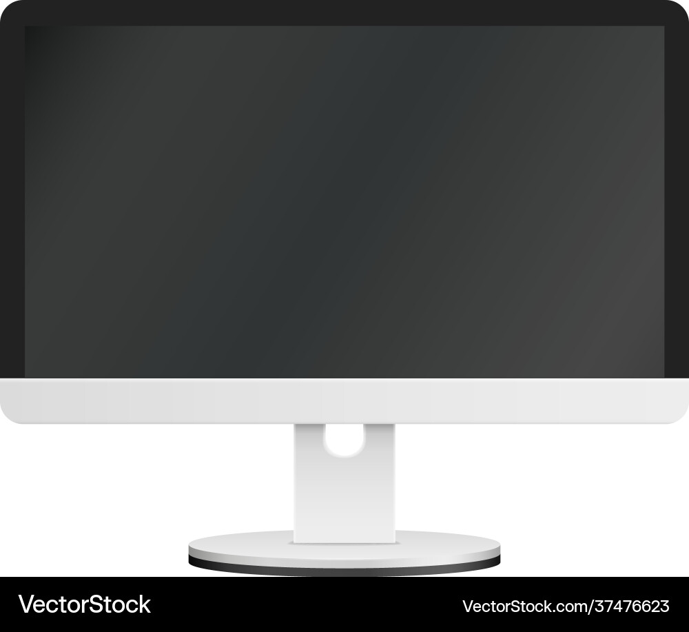 Modern Computer Monitor vector image