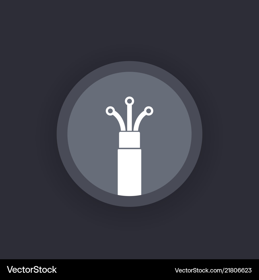 Optic cable icon