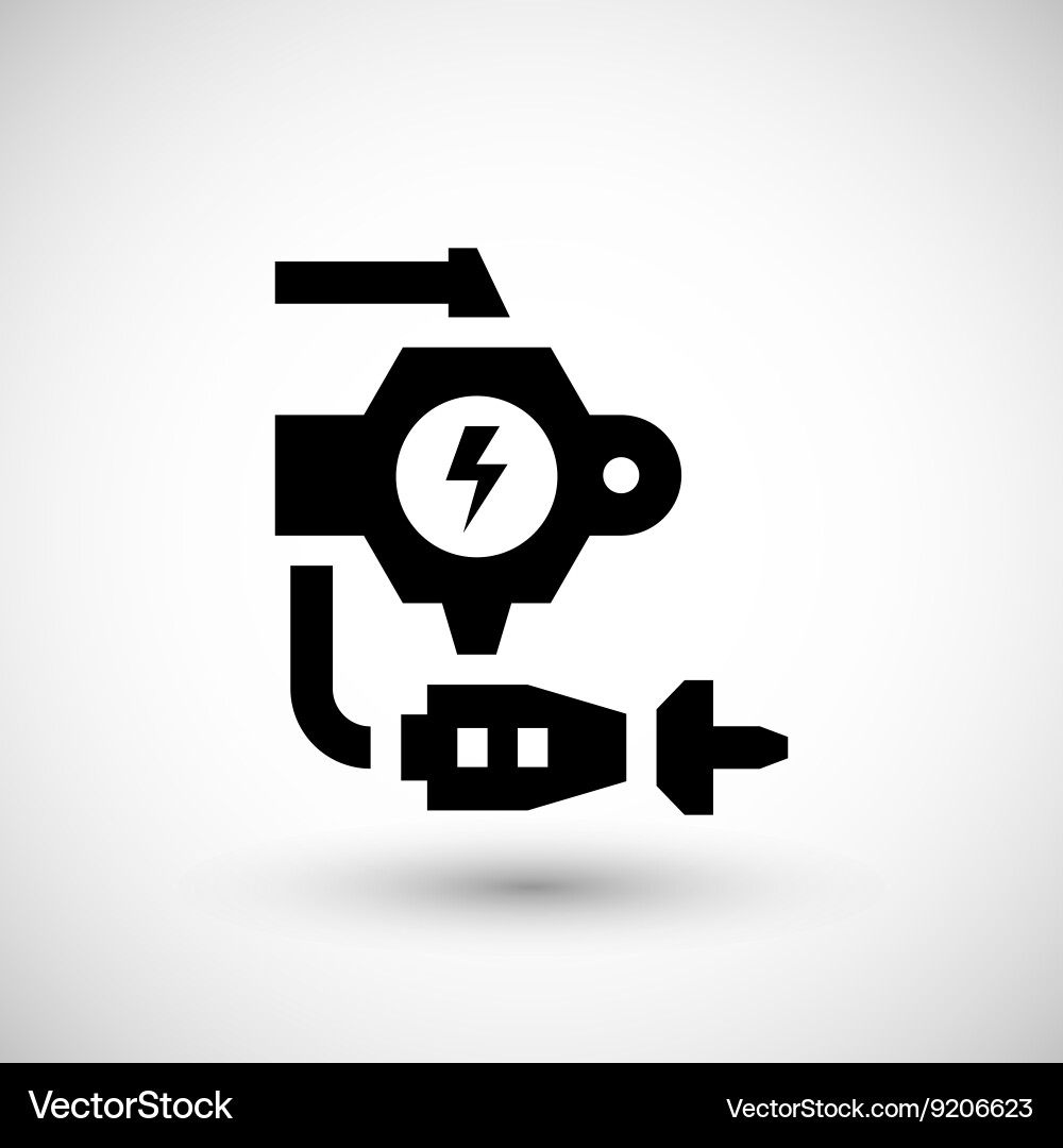 Robotic machine part icon Vector Image