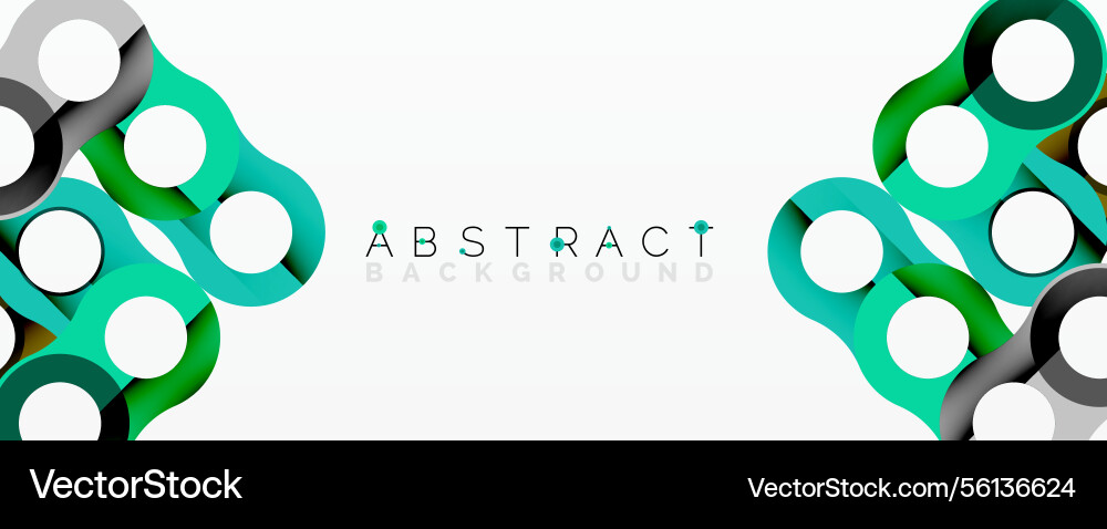 Abstract design features overlapping circles teal Abstract design features overlapping circles teal Vector Image