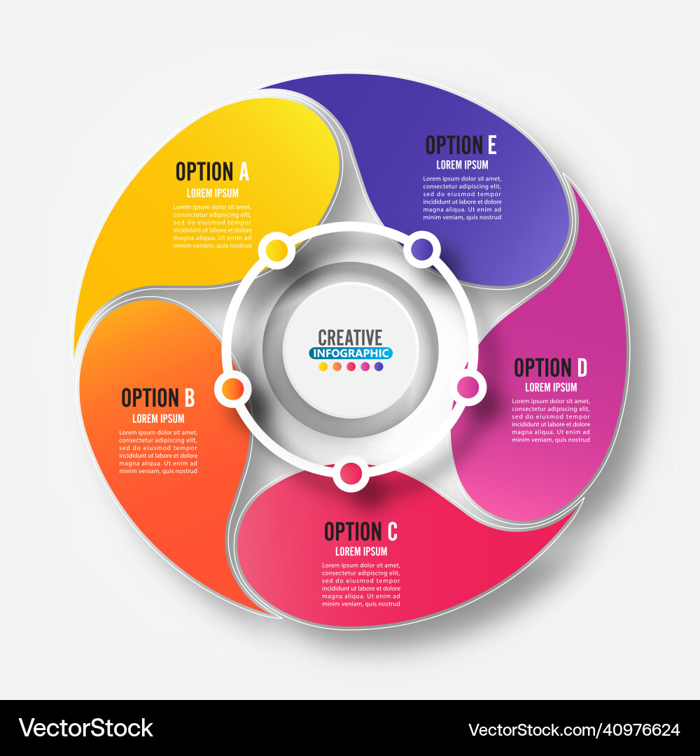Abstract elements of graph infographic template Abstract elements of graph infographic template vector image