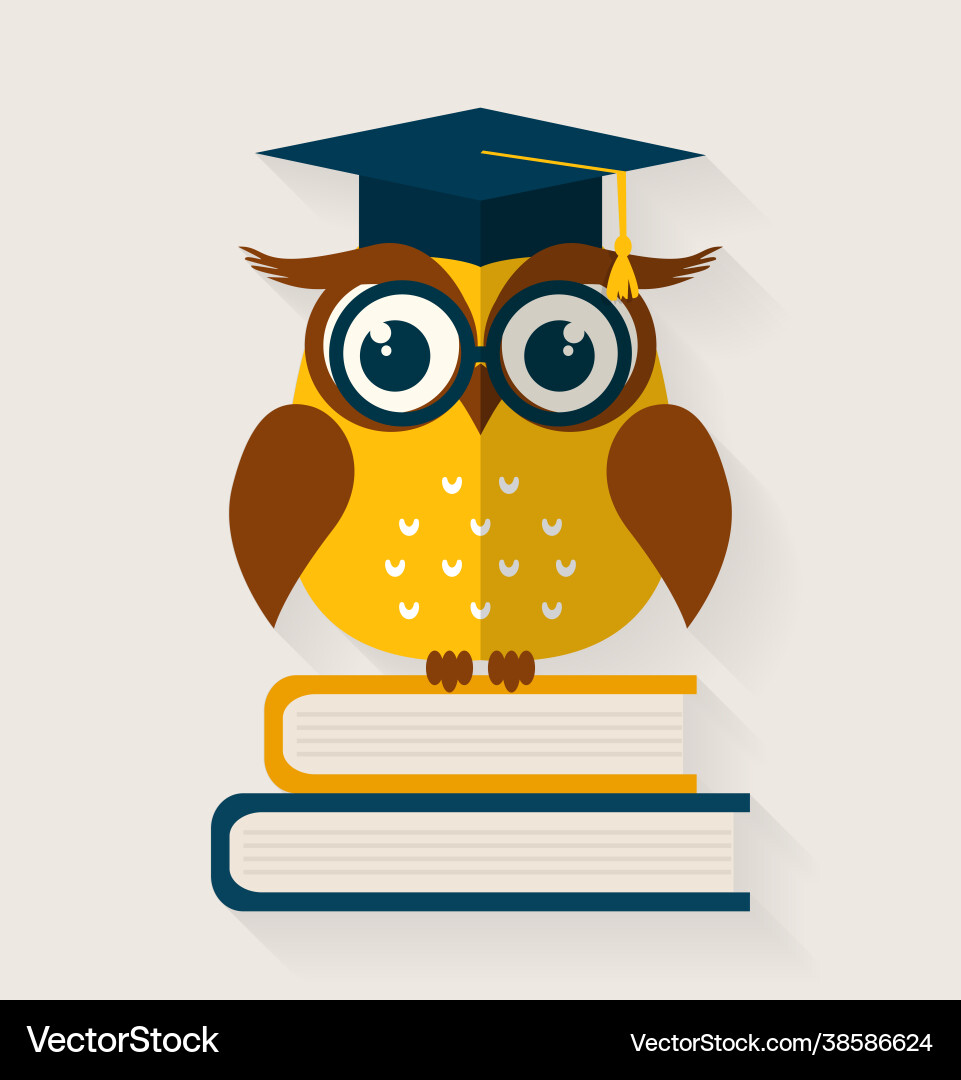 Wise owl Wise owl vector image