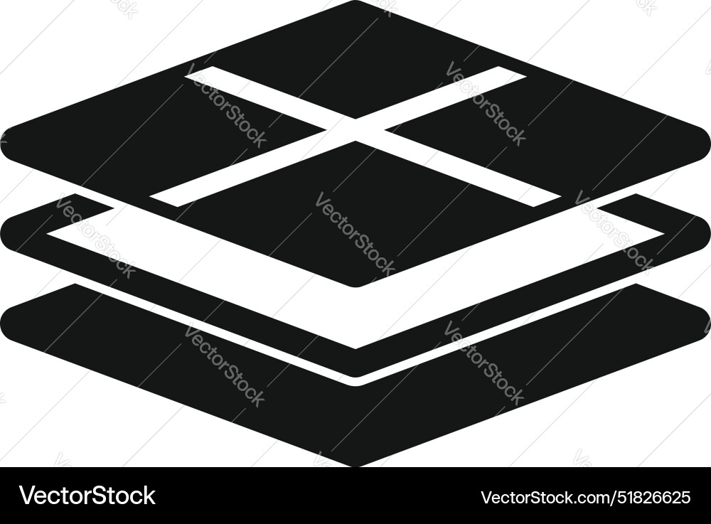 Floor tile layers showing structure Floor tile layers showing structure Vector Image