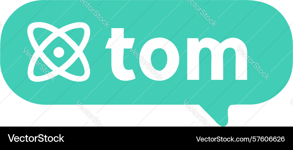 Aurora gradient text in speech bubble design vector image