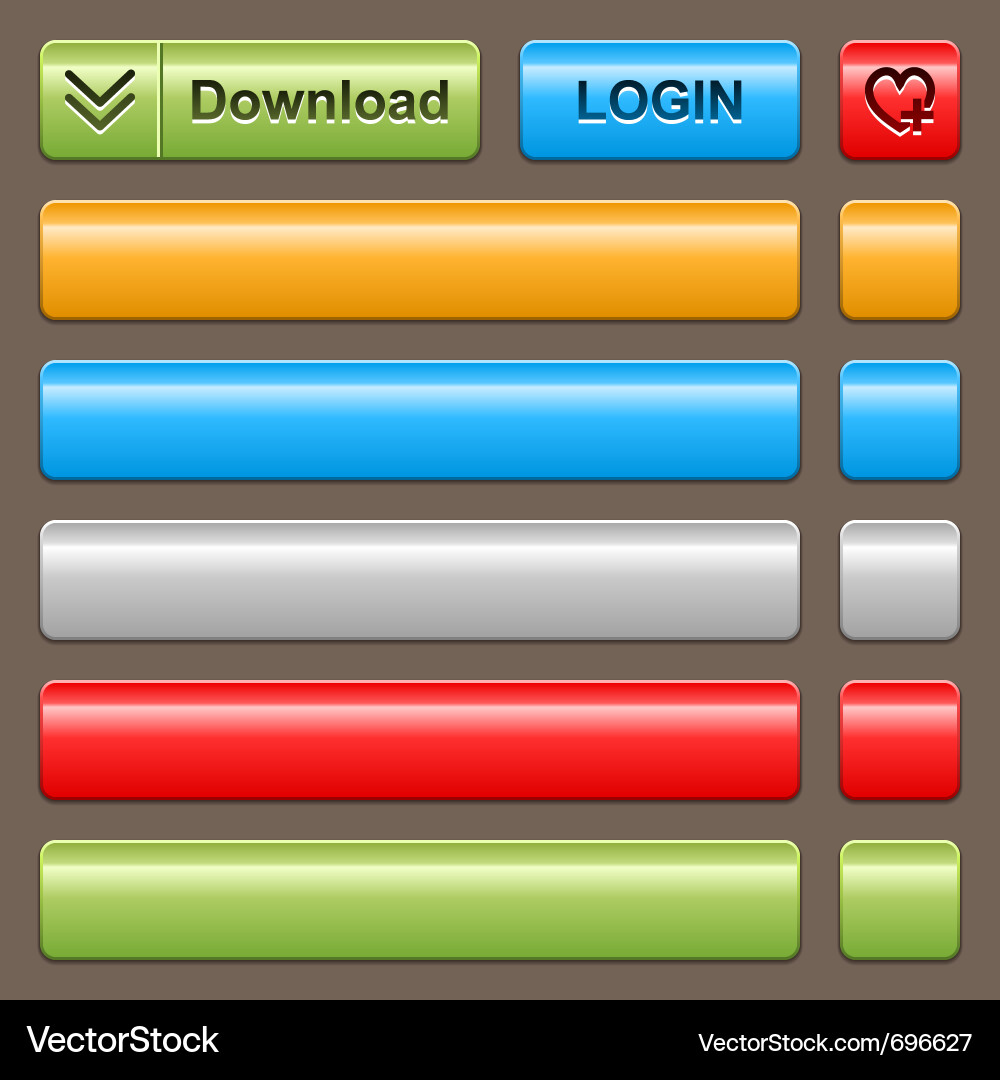 Dark Web Button Set vector image