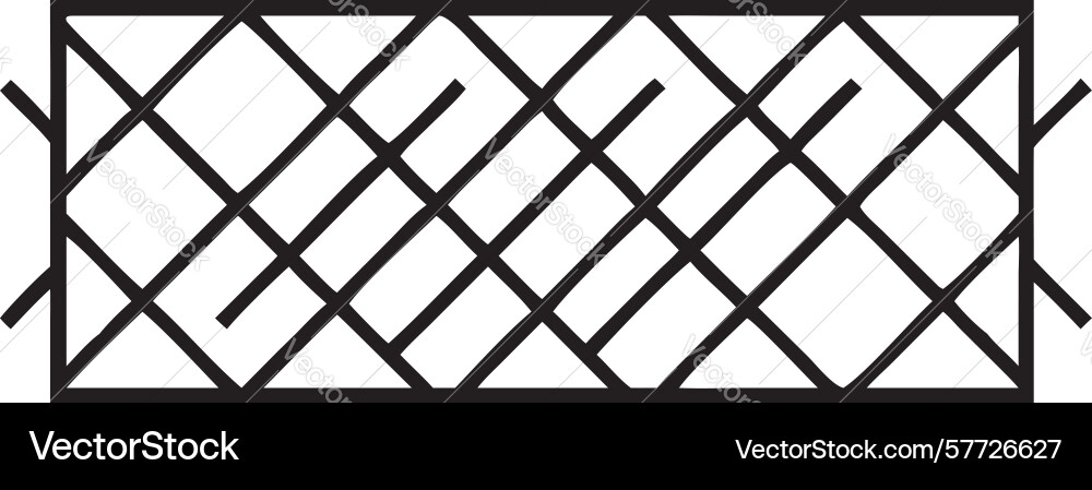 Diagonal line grid pattern modern abstract vector image