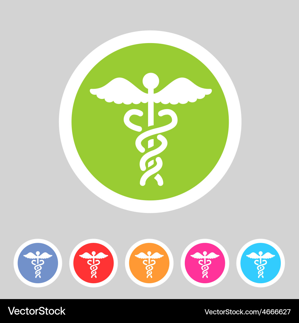 Health medicine pharmacy icon badge flat symbol Vector Image