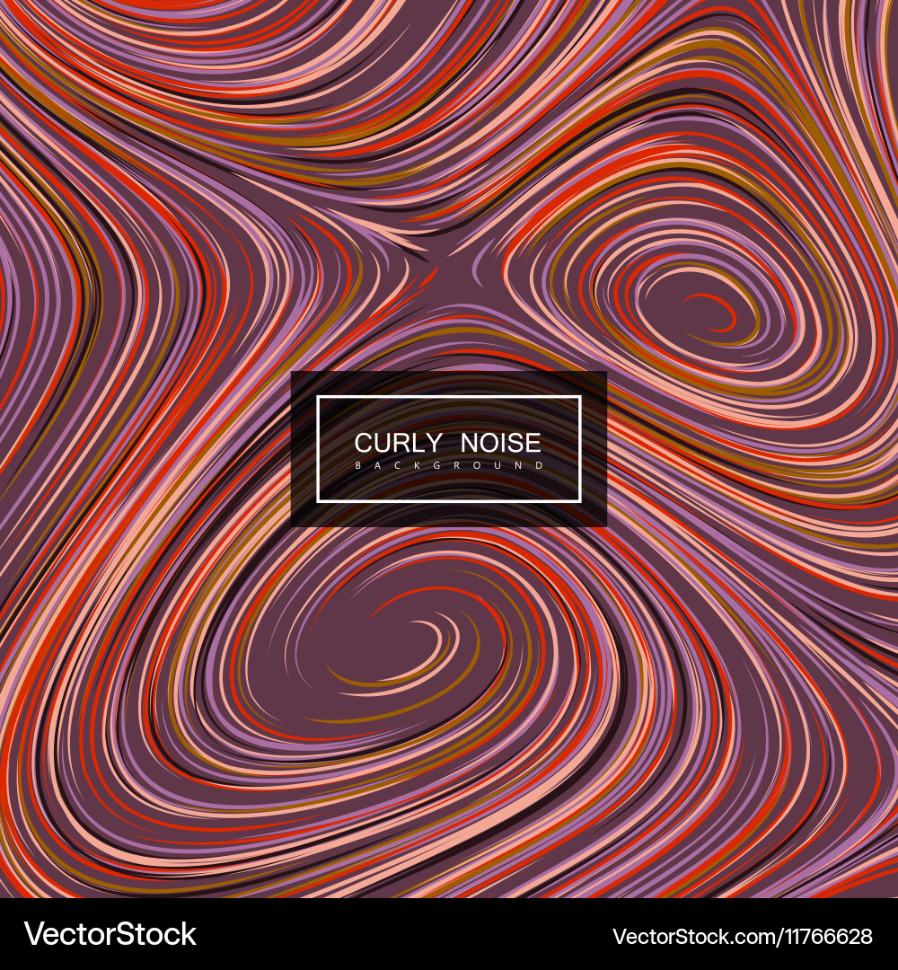 Abstract artistic curl background vector image