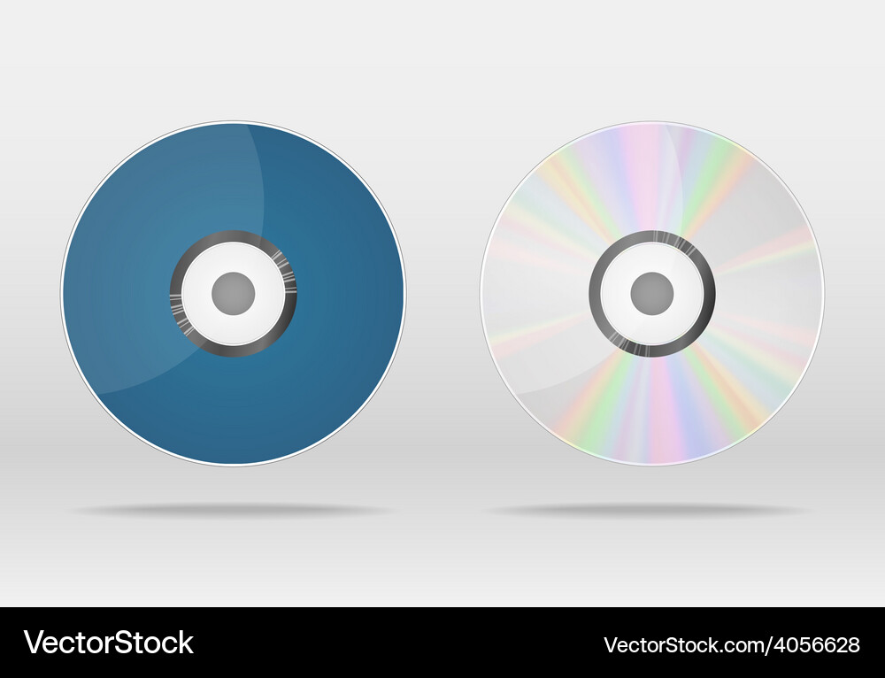 Compact Disks Vector Image