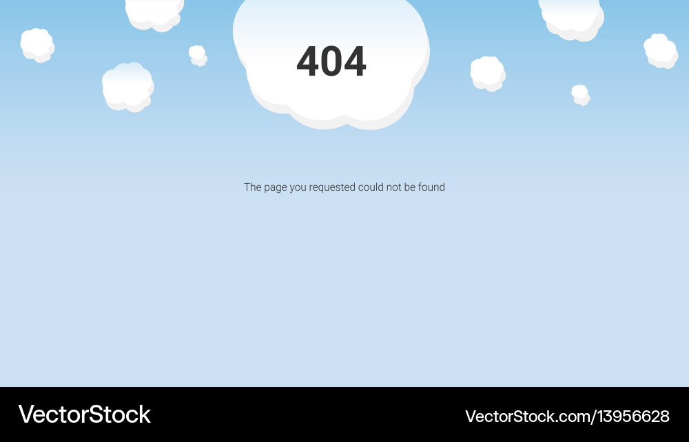 Day web master oops error 404 Day web master oops error 404 vector image