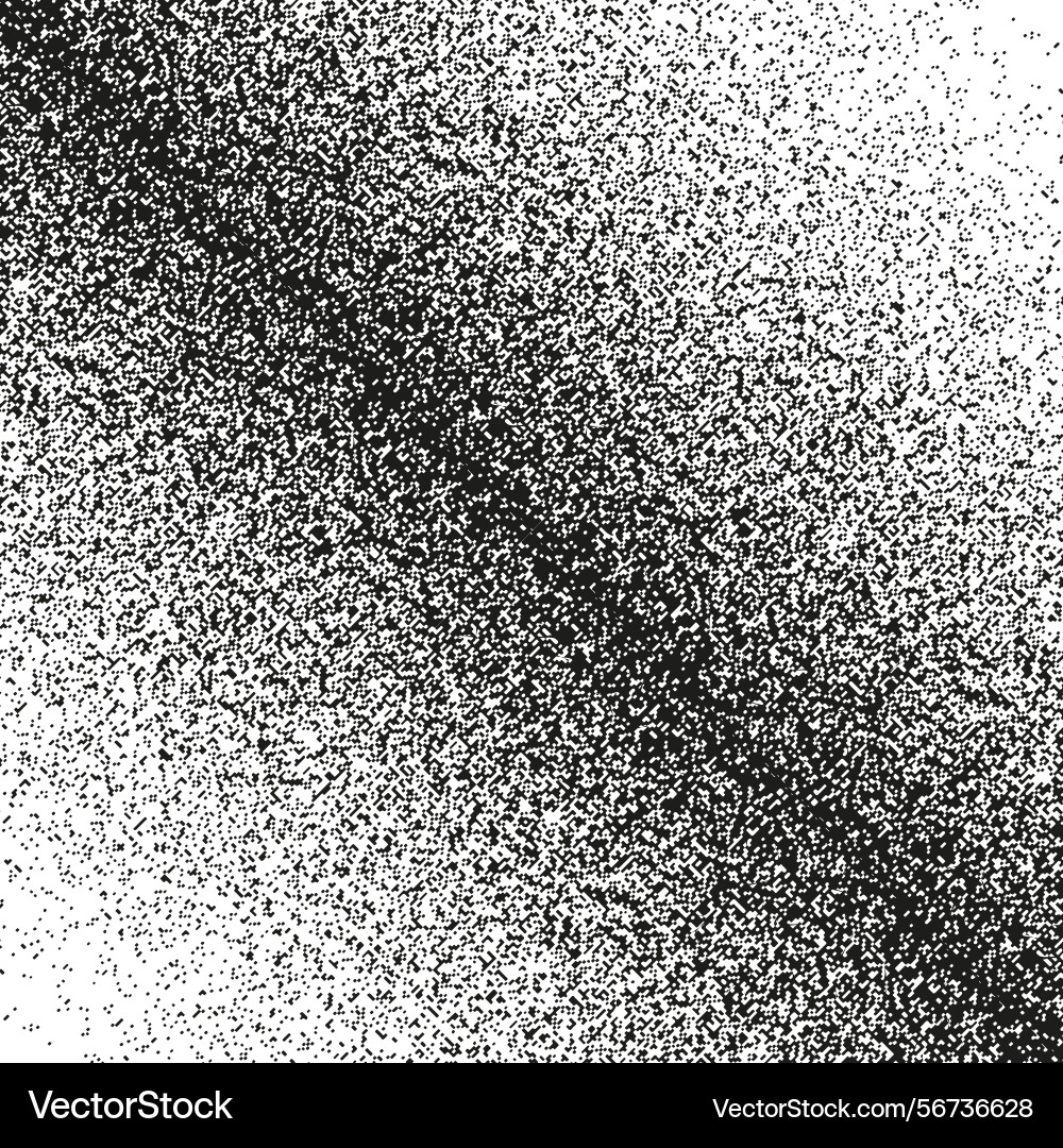 Diagonal dot gradient halftone texture grainy Diagonal dot gradient halftone texture grainy vector image