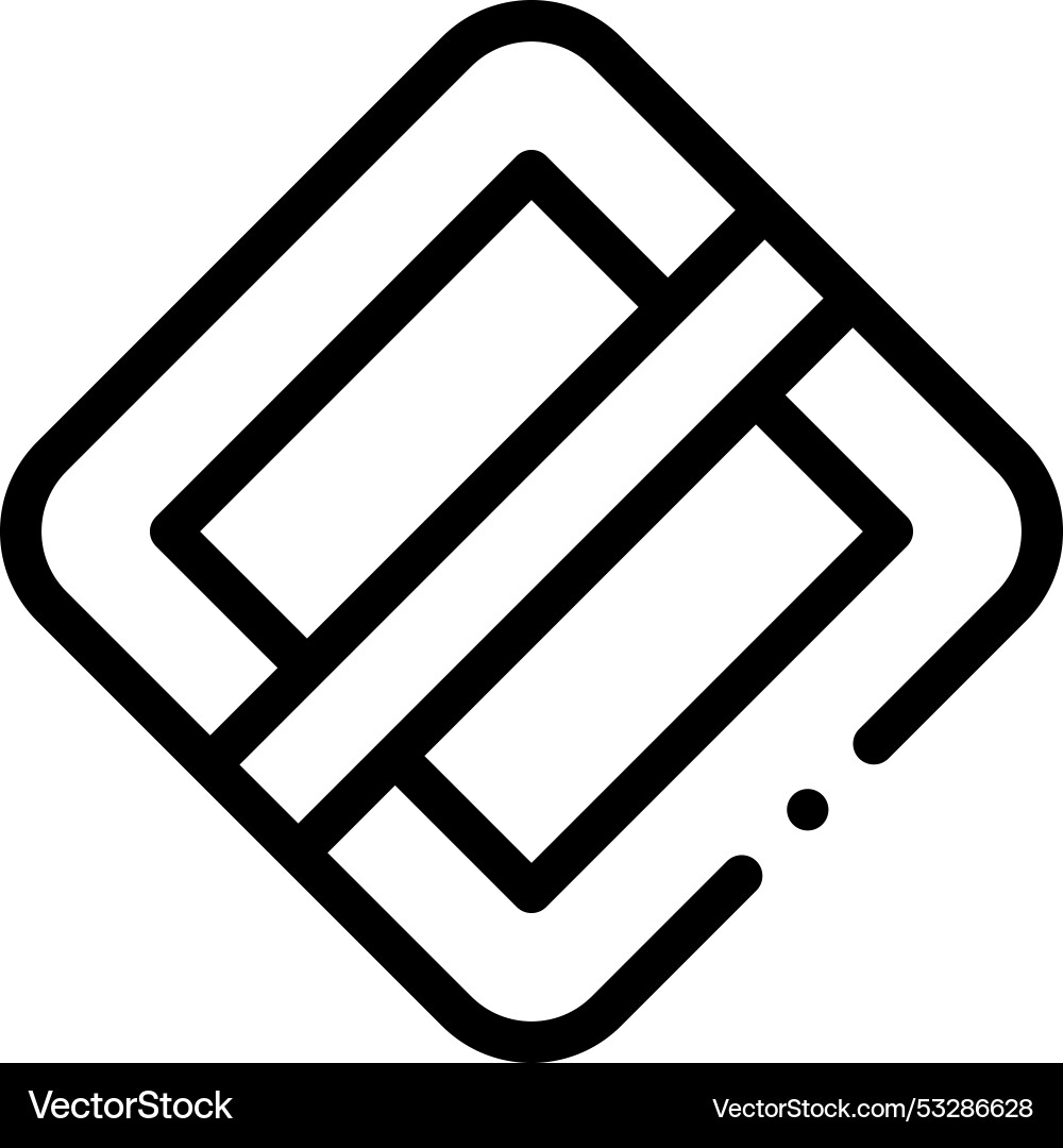 End of priority icon thin linear style design End of priority icon thin linear style design Vector Image
